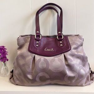 Coach Carryall Ashley Leather Bag